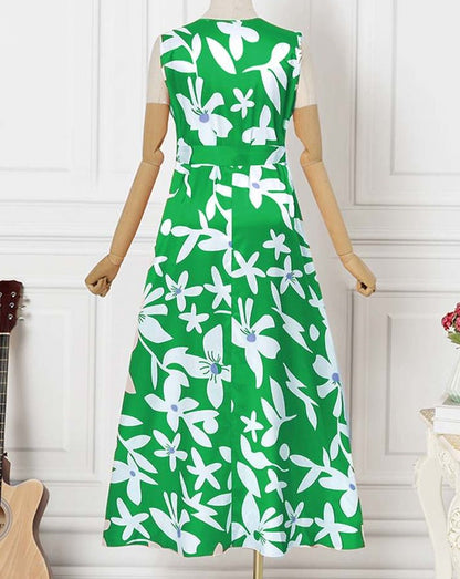 Flower Printed Summer Dress