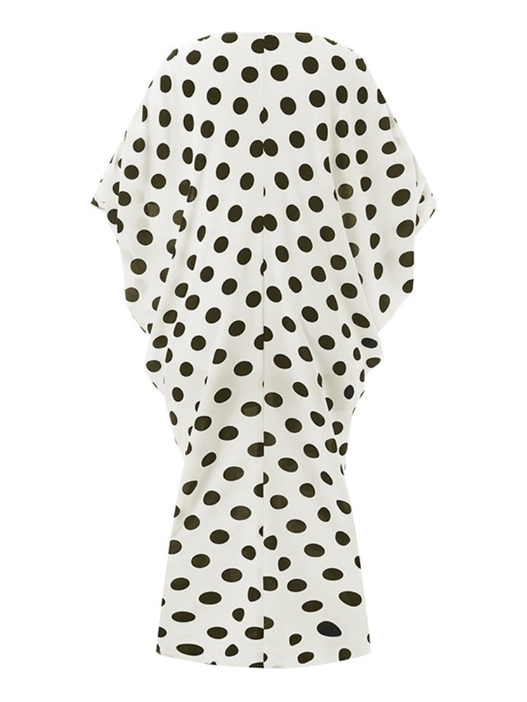 Polka Dot Print Summer SunDress