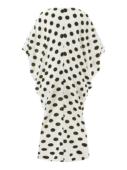 Polka Dot Print Summer SunDress