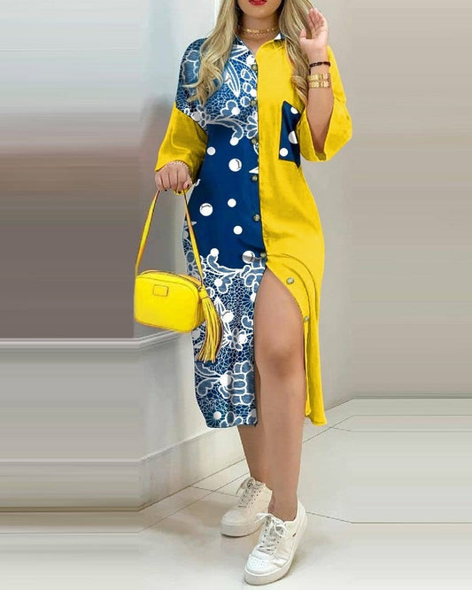 Pocket Shirt Summer Dress