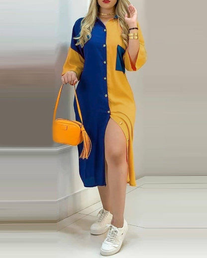 Pocket Shirt Summer Dress