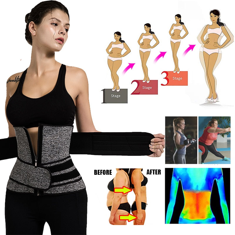 Waist Trainer Neoprene Body Shaper Belt Slimming Sheath Belly Reducing Shaper