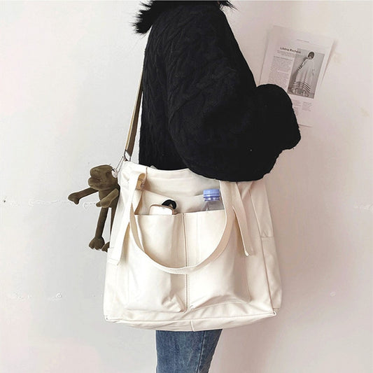Zipper Handbags Shoulder Waterproof Large Capacity Tote Bags