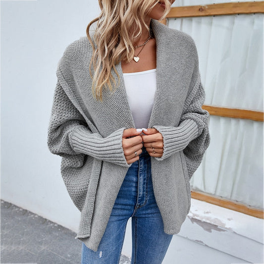 Scarf Collar Coat Cardigan for Women