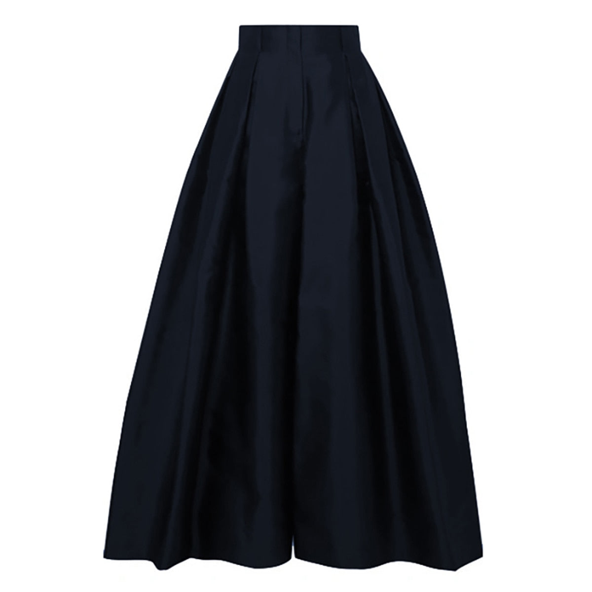 Stylish Urban Casual Loose High Waisted Solid Color Wide Leg Pants For Women - Azahshopping