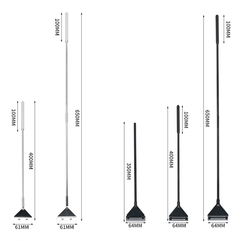 Stainless Steel Aquarium Fish Tank Algae Scraper Blade