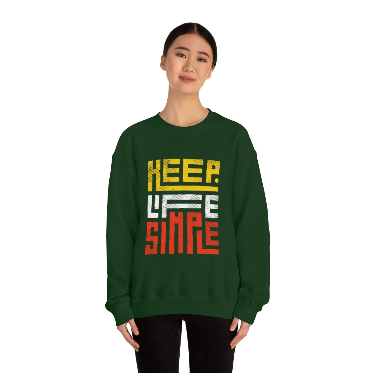 Keep Life Simple Unisex Heavy Blend™ Crewneck Sweatshirt