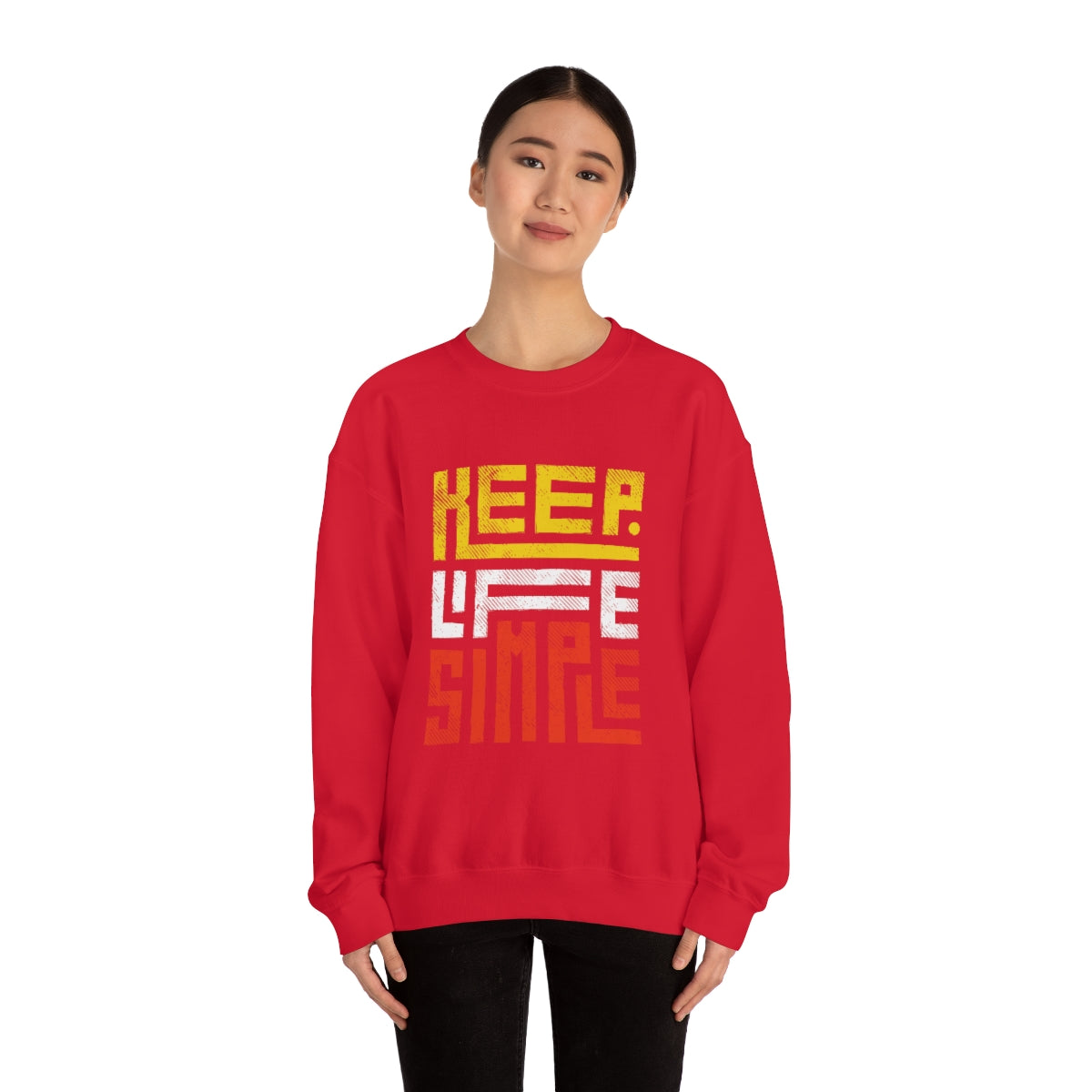 Keep Life Simple Unisex Heavy Blend™ Crewneck Sweatshirt