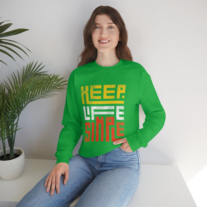 Keep Life Simple Unisex Heavy Blend™ Crewneck Sweatshirt