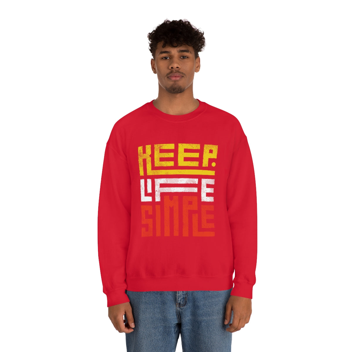 Keep Life Simple Unisex Heavy Blend™ Crewneck Sweatshirt