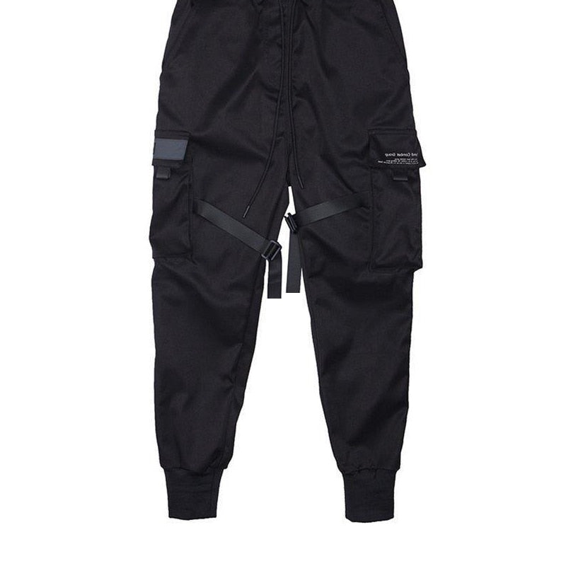 Ribbons Harem Joggers Men Cargo Pants