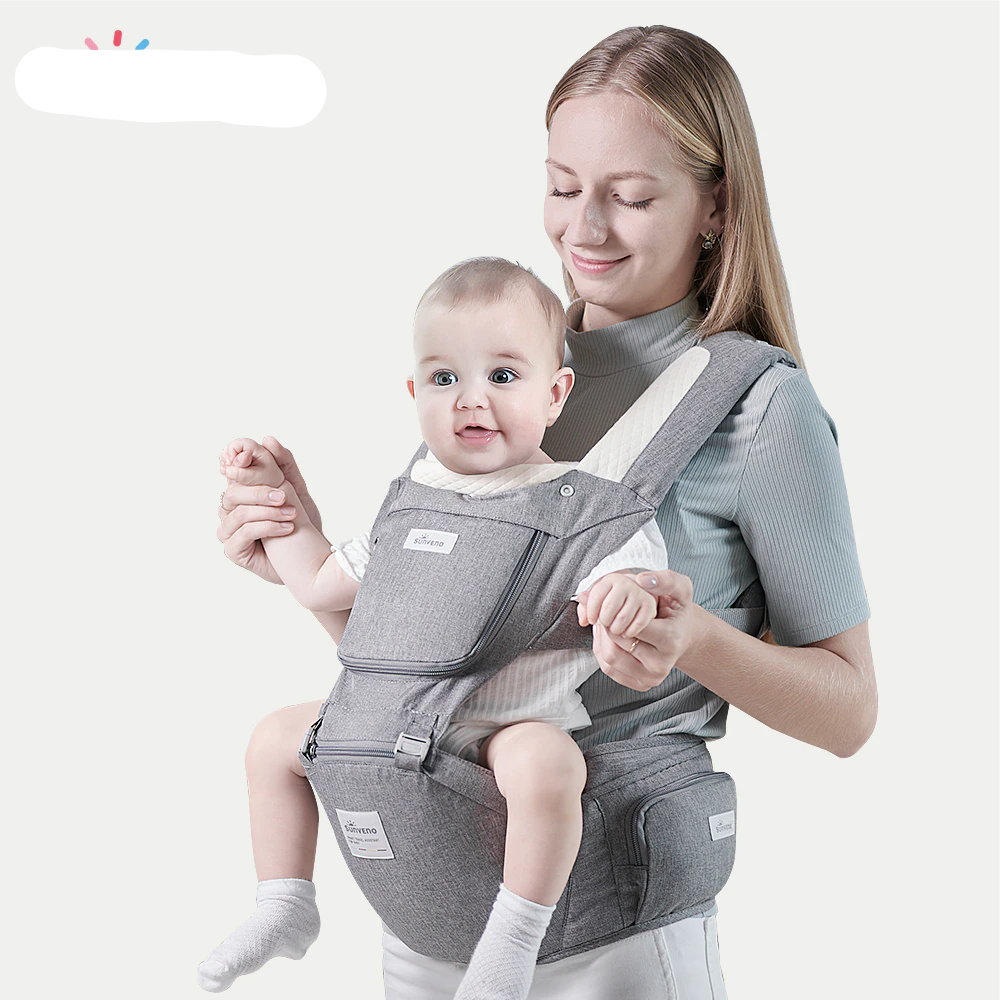 Sunveno Baby Carrier Infant Hip Seat Carrier Bebe Kangaroo Sling for Newborns Backpack Carrier