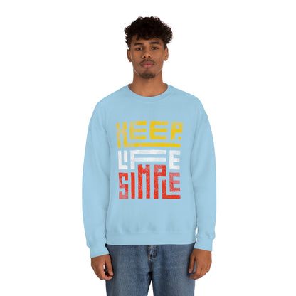 Keep Life Simple Unisex Heavy Blend™ Crewneck Sweatshirt