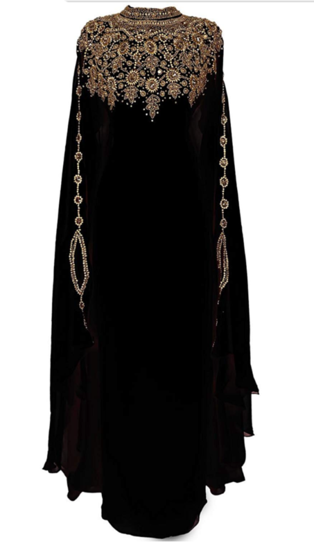 HIGH QUALITY KAFTANS DRESS VERY FANCY LONG GOWN MS10199