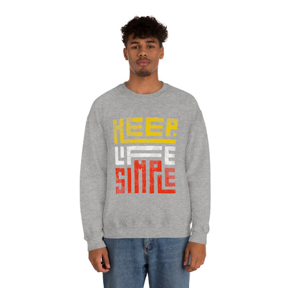 Keep Life Simple Unisex Heavy Blend™ Crewneck Sweatshirt