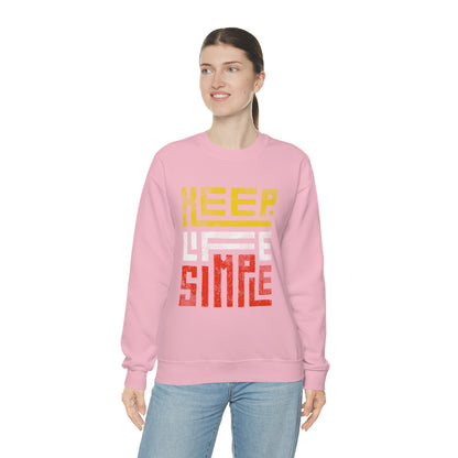 Keep Life Simple Unisex Heavy Blend™ Crewneck Sweatshirt