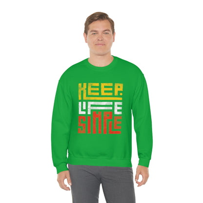 Keep Life Simple Unisex Heavy Blend™ Crewneck Sweatshirt