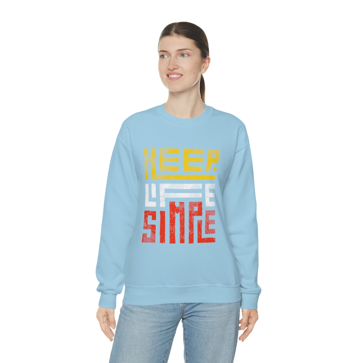 Keep Life Simple Unisex Heavy Blend™ Crewneck Sweatshirt