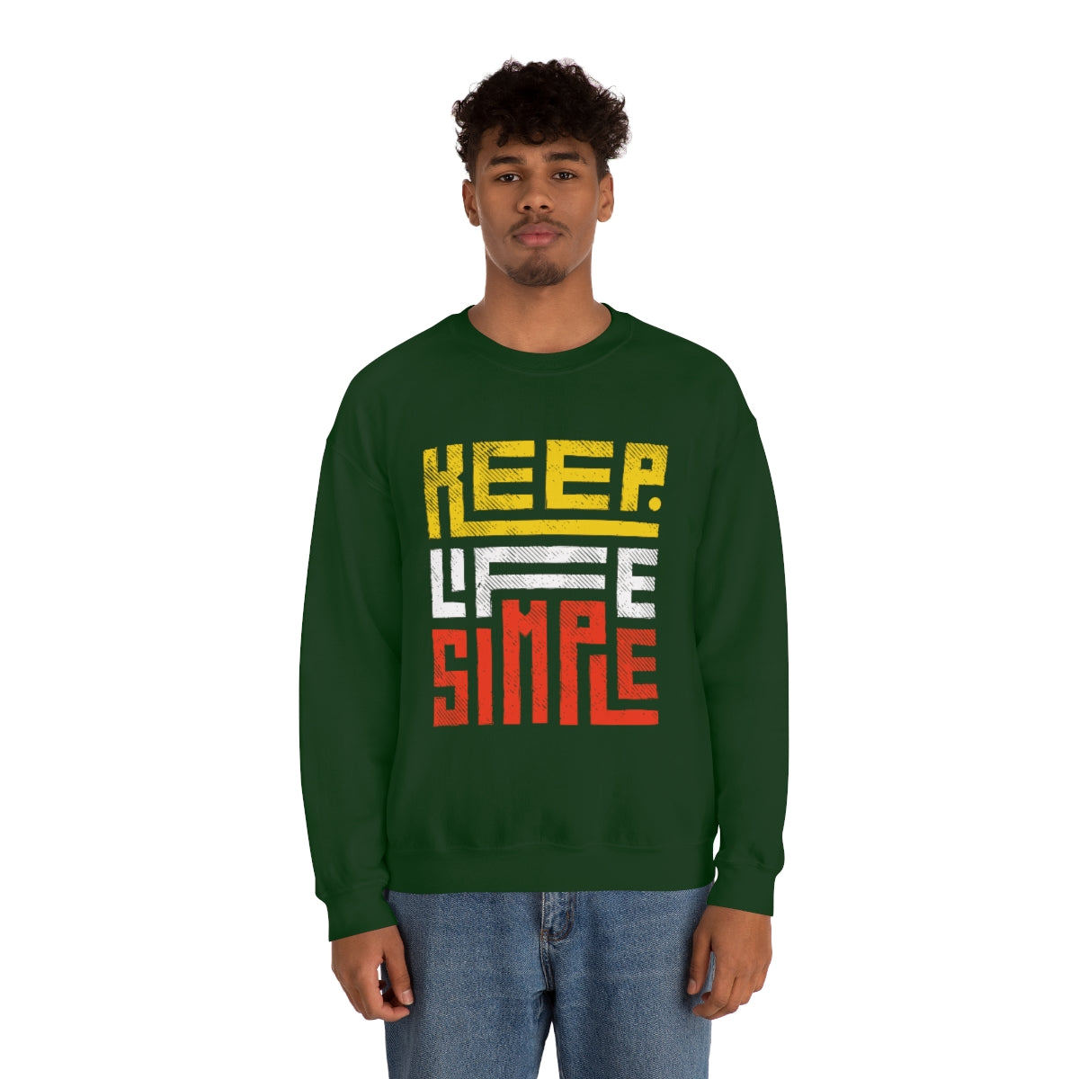 Keep Life Simple Unisex Heavy Blend™ Crewneck Sweatshirt