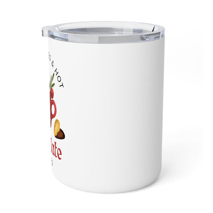 Warm Wishes & Hot Chocolate Kisses Insulated Coffee Mug, 10oz