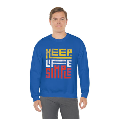 Keep Life Simple Unisex Heavy Blend™ Crewneck Sweatshirt