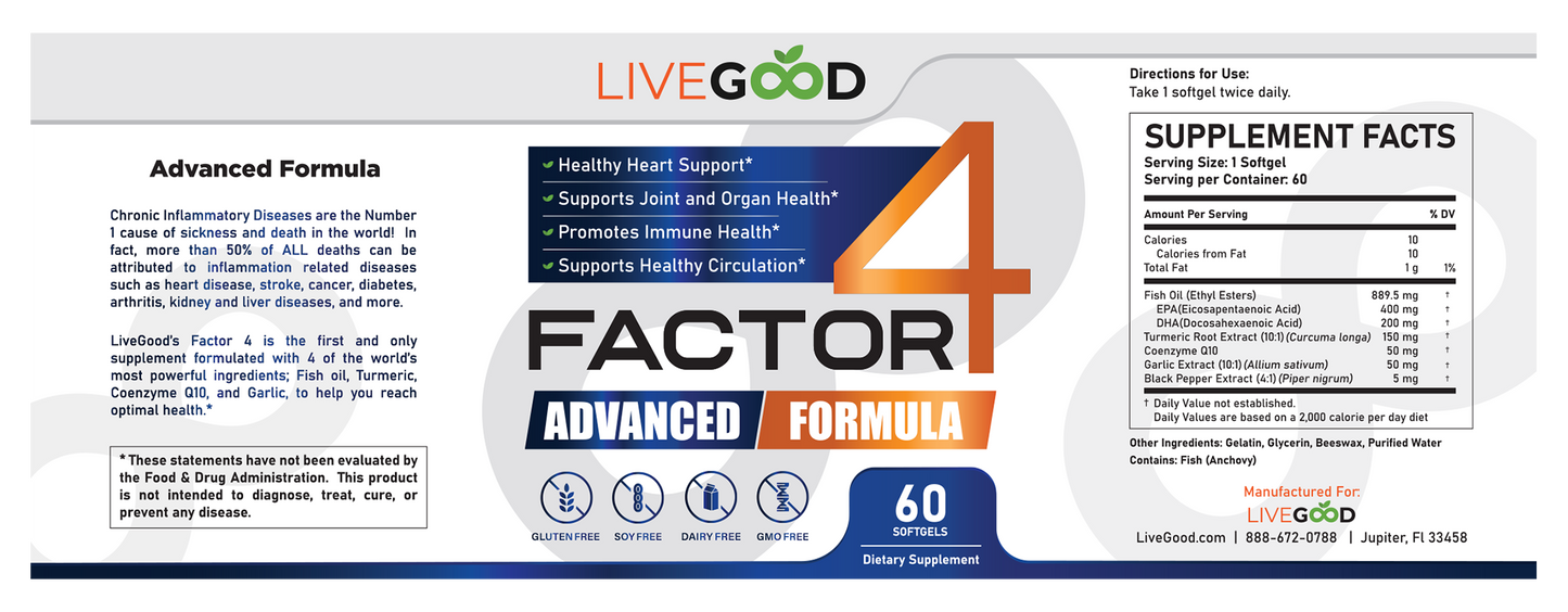 Factor 4 Advanced Inflammation