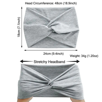 Extra Large Thick Wide Headband Wrap turban