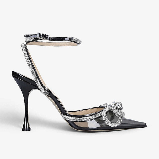 Runway Style Glitter Rhinestones Women Pumps