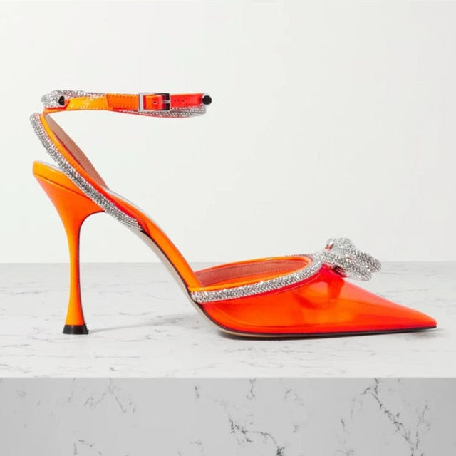 Runway Style Glitter Rhinestones Women Pumps