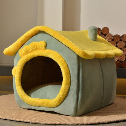 Foldable Dog House Kennel Bed Mat For Medium Dogs