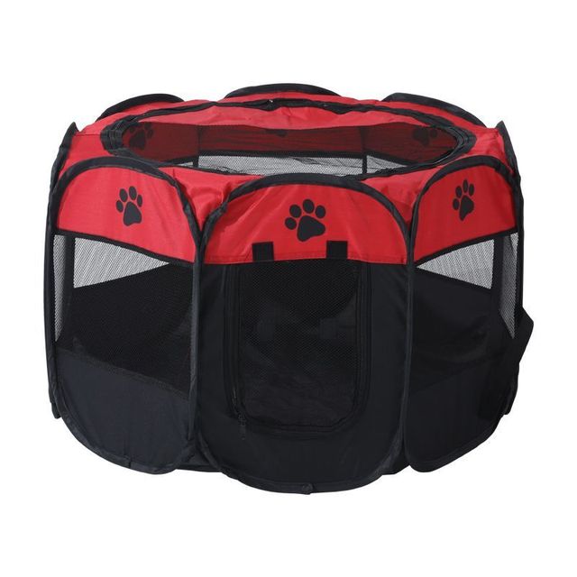 Portable Folding Pet Tent Dog House Octagonal Cage For Cat Tent Playpen Puppy