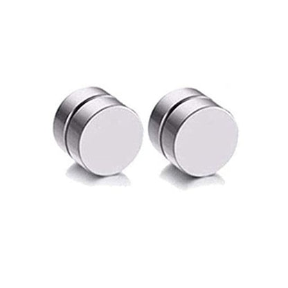 Magnetic Stud Earrings Men and Women Black Clip Earring Set