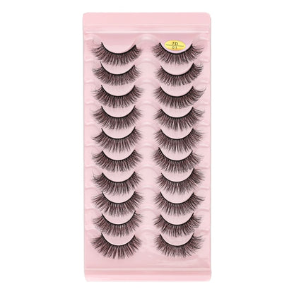 Natural Long Dramatic Fluffy 3d Wispy Eye Lashes Thick Soft - False Eyelashes