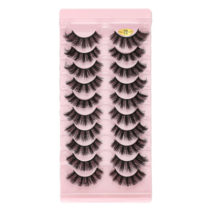 Natural Long Dramatic Fluffy 3d Wispy Eye Lashes Thick Soft - False Eyelashes