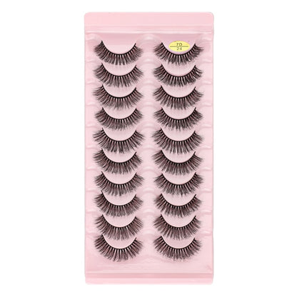 Natural Long Dramatic Fluffy 3d Wispy Eye Lashes Thick Soft - False Eyelashes