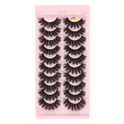 Natural Long Dramatic Fluffy 3d Wispy Eye Lashes Thick Soft - False Eyelashes