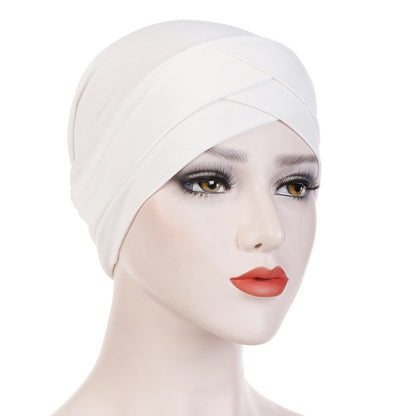 Large Flower Stretch Scarf Hat Ladies Elegant Fashion Hair Accessories Chemo Hat Women Turban Bandanas