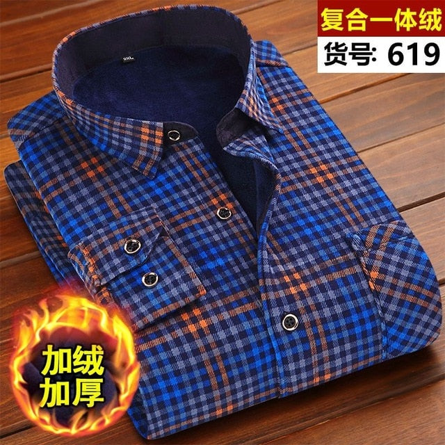 Men's Winter Plaid Shirts