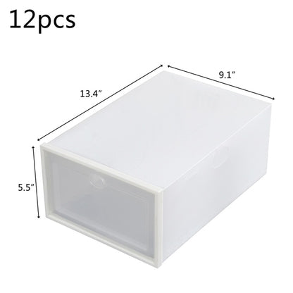 Shoe Rack Storage Bins Drawers Transparent Plastic Shoe Box