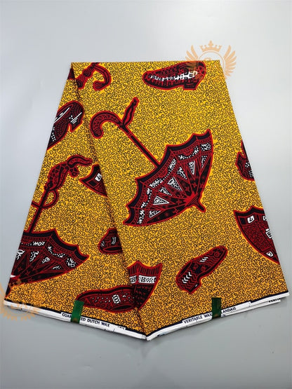 Veritable Real Wax Print Fabric Dutch Hollandais Pagne Africa Dress 100% Cotton - Azahshopping