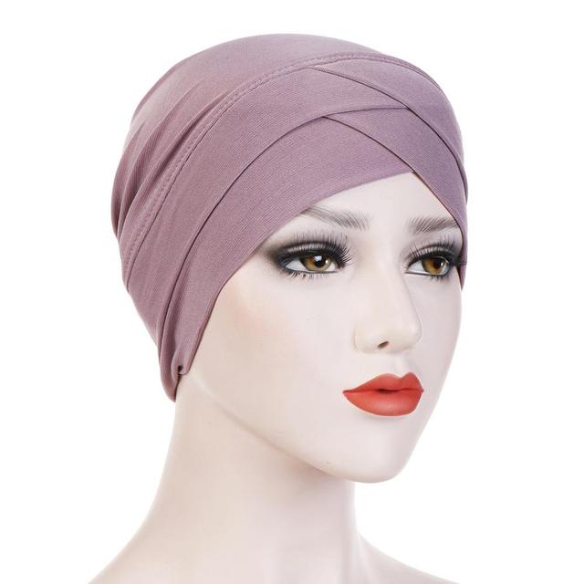 Large Flower Stretch Scarf Hat Ladies Elegant Fashion Hair Accessories Chemo Hat Women Turban Bandanas