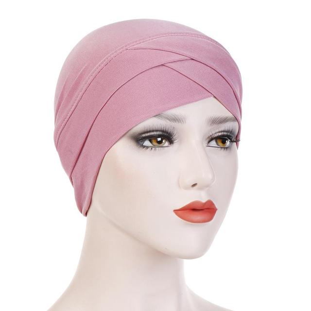 Large Flower Stretch Scarf Hat Ladies Elegant Fashion Hair Accessories Chemo Hat Women Turban Bandanas