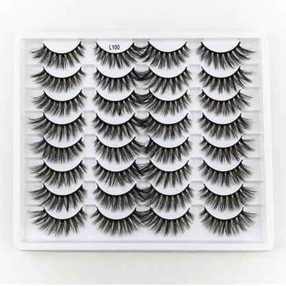 Natural Long Dramatic Fluffy 3d Wispy Eye Lashes Thick Soft - False Eyelashes