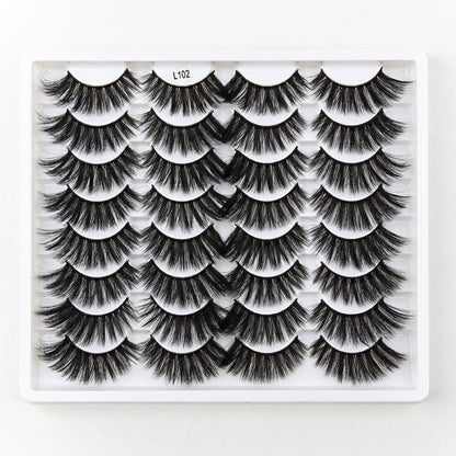 Natural Long Dramatic Fluffy 3d Wispy Eye Lashes Thick Soft - False Eyelashes