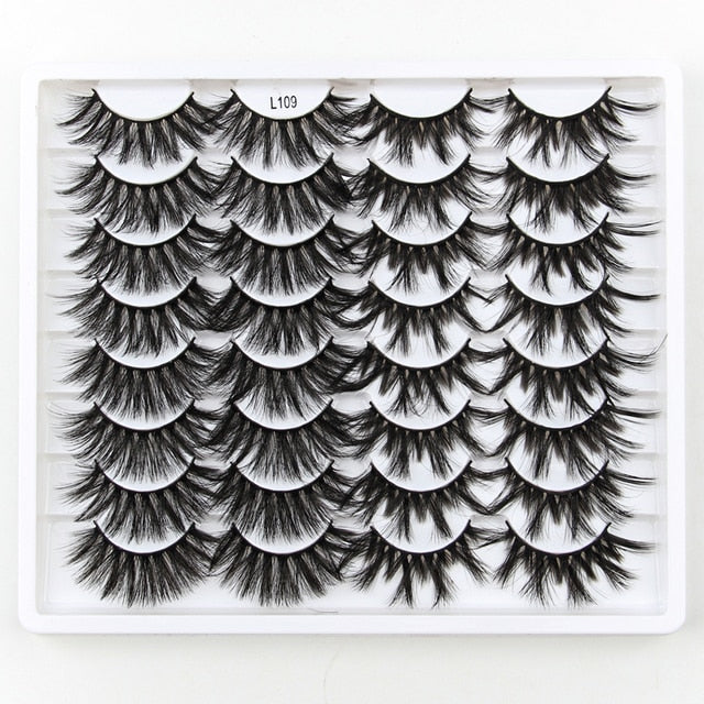 Natural Long Dramatic Fluffy 3d Wispy Eye Lashes Thick Soft - False Eyelashes