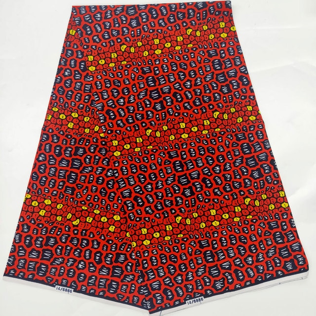 Soft 100% Cotton Veritable Real African Wax Print Fabric - Azahshopping