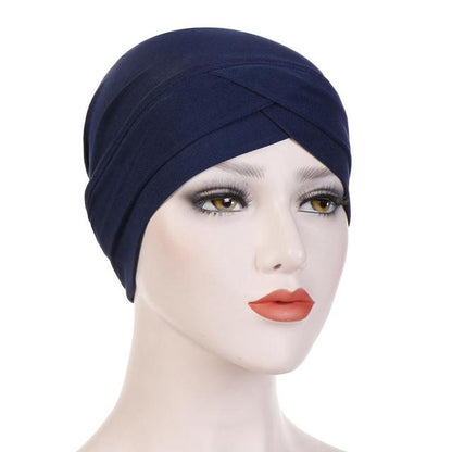 Large Flower Stretch Scarf Hat Ladies Elegant Fashion Hair Accessories Chemo Hat Women Turban Bandanas