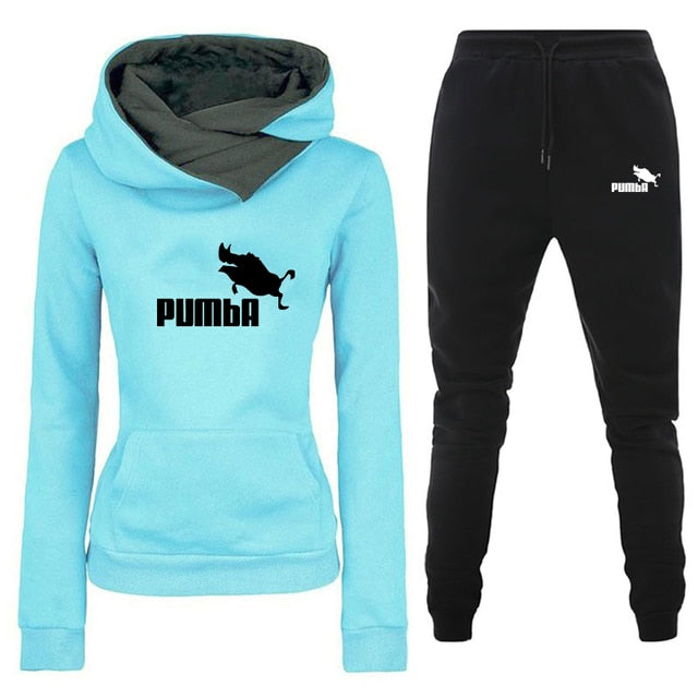 Hoodies Sweatshirt + Pants 2 Pieces Sets Tracksuit