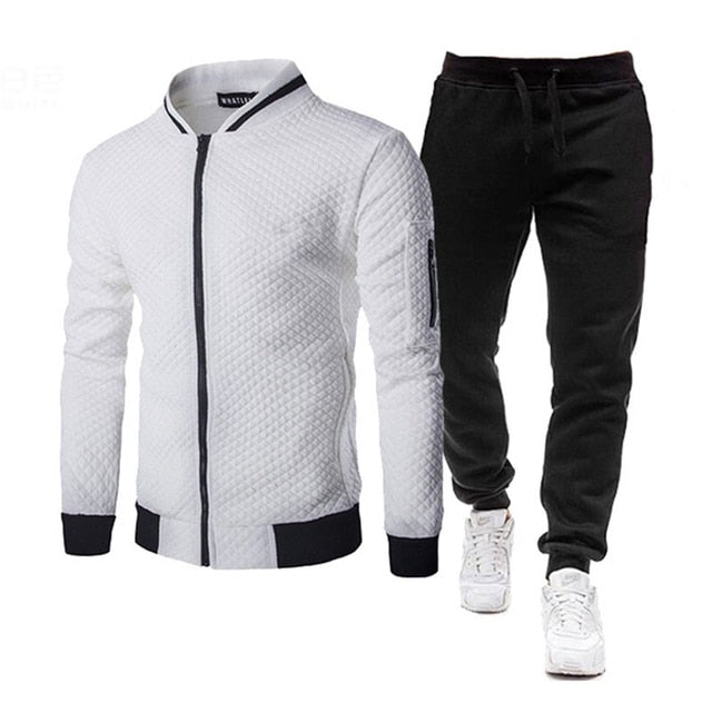 Mens Tracksuit Set Two Piece Tracksuit Men Sports Wear