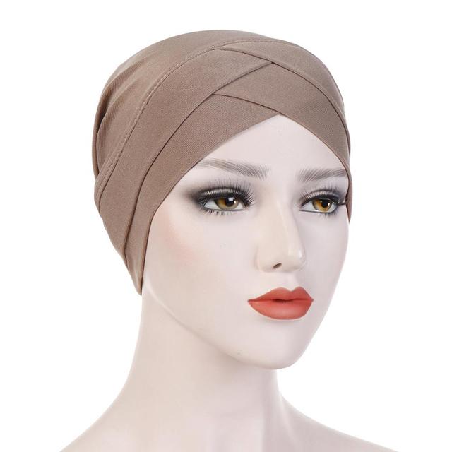 Large Flower Stretch Scarf Hat Ladies Elegant Fashion Hair Accessories Chemo Hat Women Turban Bandanas